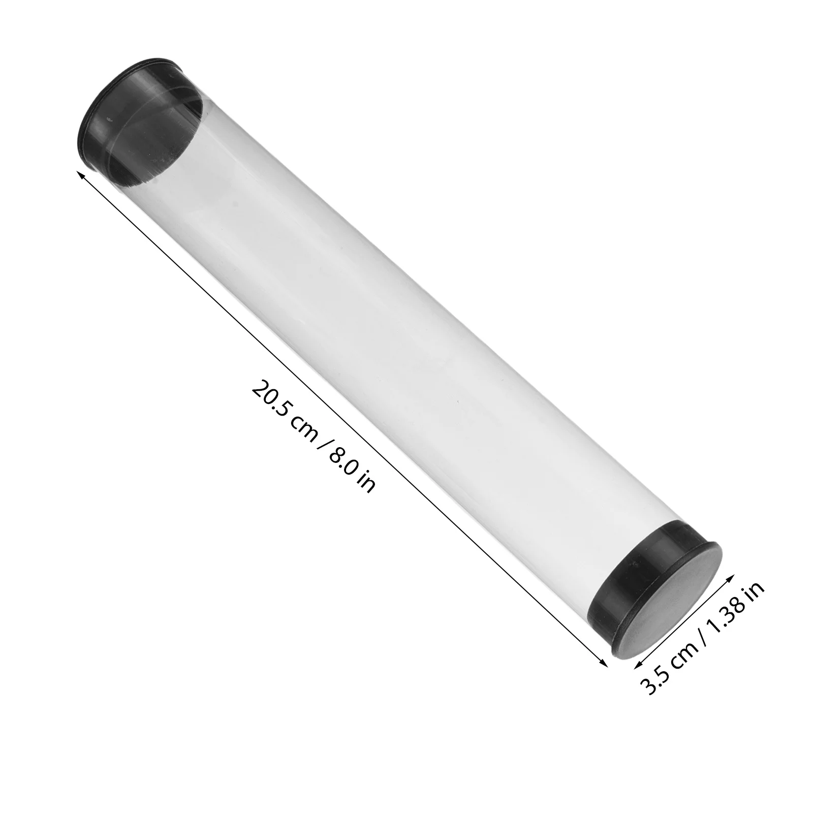 Portapenne per nail art in acrilico Organizzatore portatile trasparente per pennelli per unghie Espositore trasparente Cancelleria per riporre oggetti da tavolo