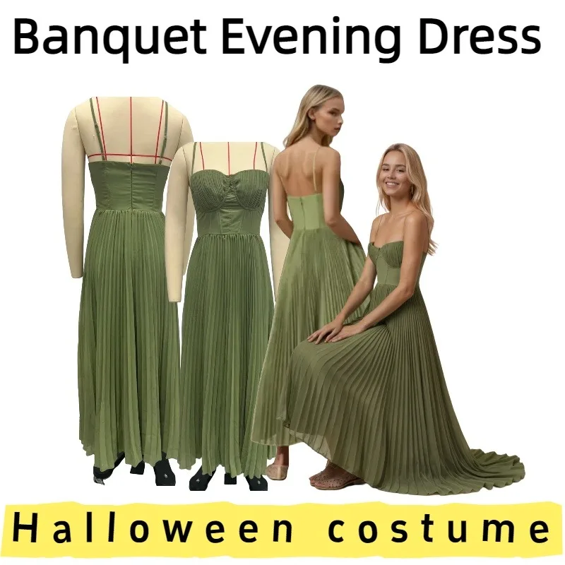 

European American Women's Evening Gown Ball Dress for Formal Balls Weddings Banquets Parties and Celebrations