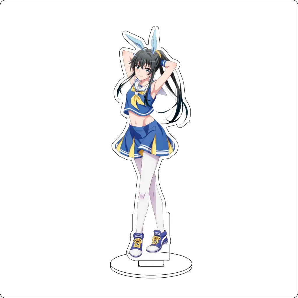 16CM Anime My Youth Romantic Comedy Is Wrong, As I Expected Cosplay  Ornaments Yukinoshita Yukin Figure Stand Halloween Gifts