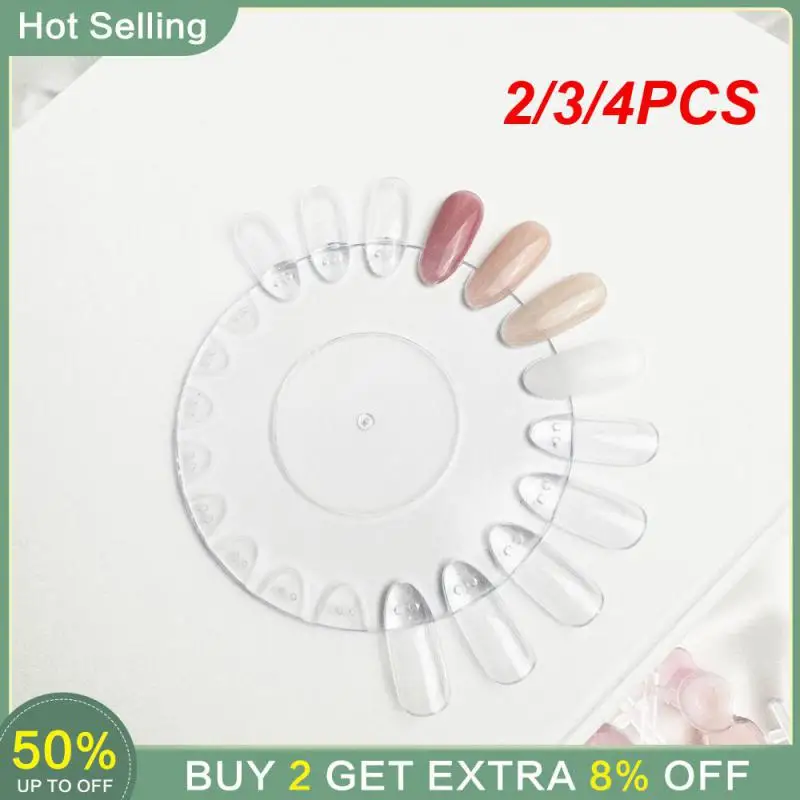 2/3/4PCS Nail Decoration Wear-resistant Short Nail Art Plate Manicure Tools Nail Supplies Waterproof And Durable Heart-shaped