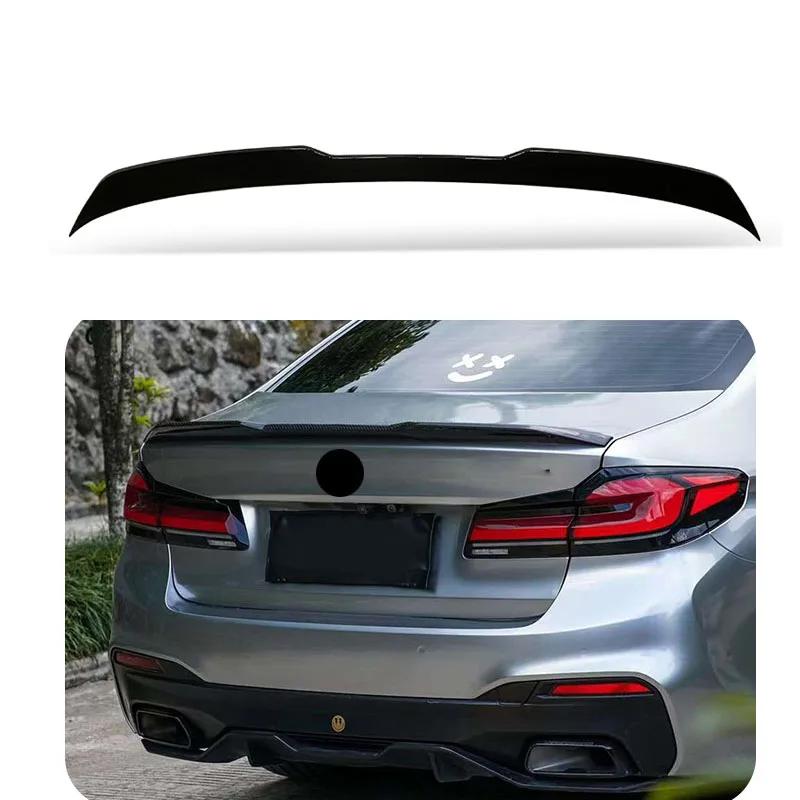 

Черный спойлер, крыло для BMW 5 series G30 G38 PRO, спойлер, верхние крылья, черный корпус для губ, сплиттер, отделка багажника, клейкая палочка