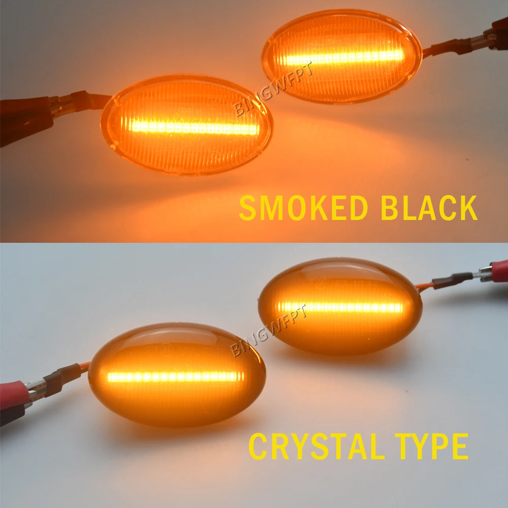 1 زوج ديناميكية LED بدوره إشارة الجانب علامة ضوء لمرسيدس بنز الذكية 450 452 A-Class W168 فيتو W639 W447 سيتان 415 متتابعة #6