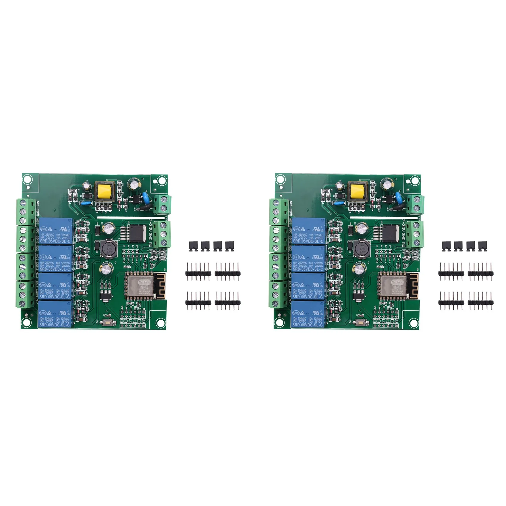 abri-2x-esp-12f-wifiリレーモジュール-4チャンネル-ac90-250v-dc7-30v-5v-遅延リレースイッチ-arduino-ide-スマートホーム用