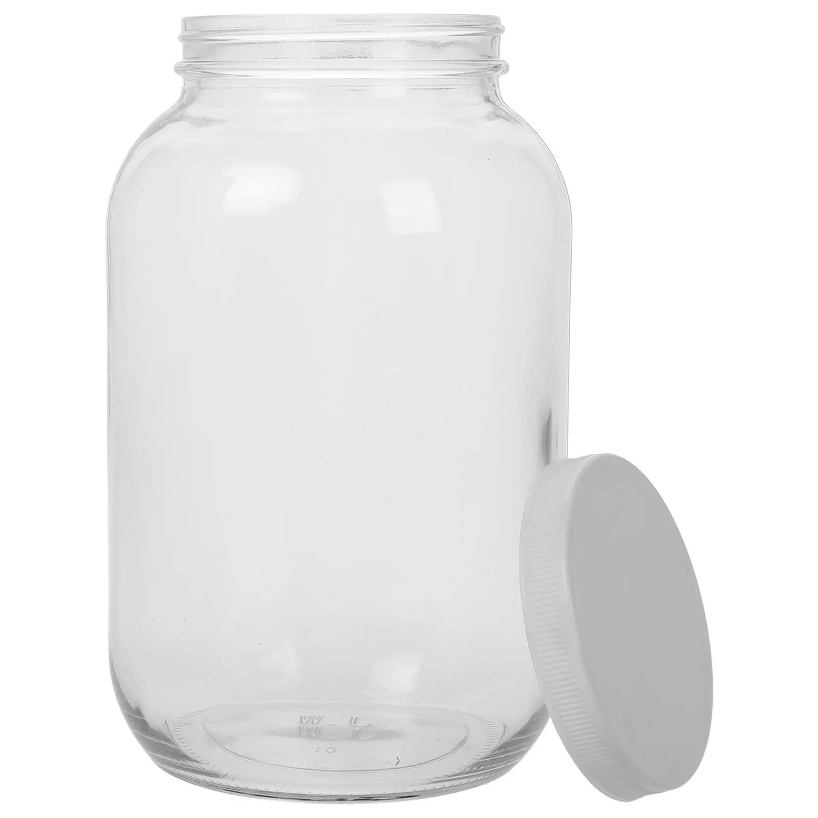 Large Glass Jar Wide Mouth Airtight Lid Brewing Fermenting Pickling Storage Kitchen Container Canning Jar Containers