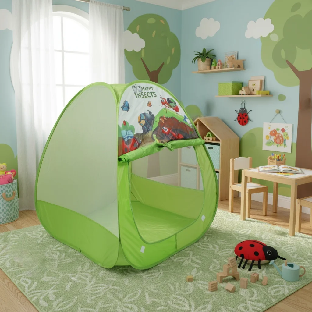 خيمة مثلثة ممتعة، خيمة لعب للأطفال، مسرح ملون للأطفال، قابلة للطي، لا تتطلب التجميع، خيمة حفلات خارجية محمولة، هدية مثالية ولعبة الشاطئ للأطفال، هدية الهالوين وعيد الميلاد، الملحقات غير متضمنة