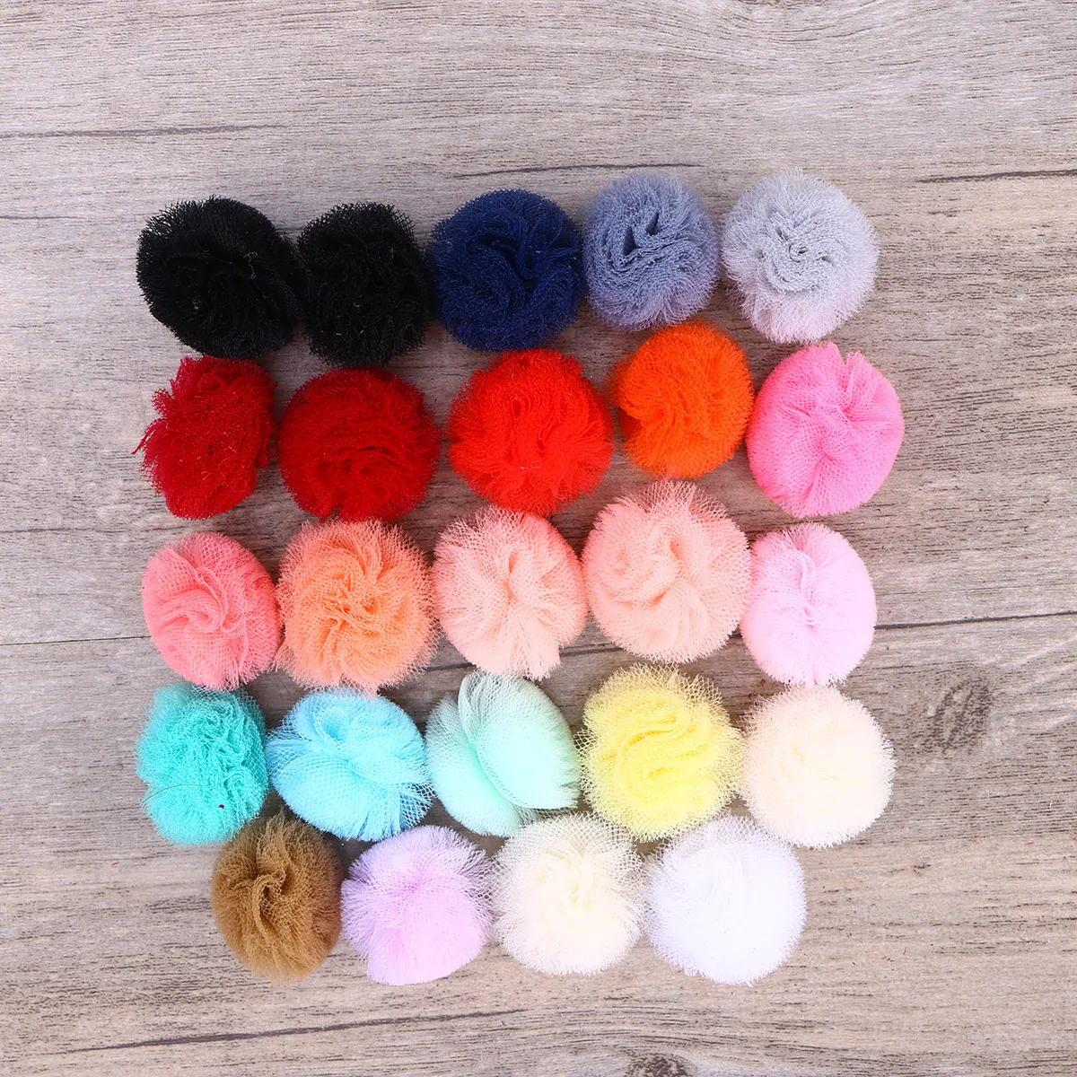 

24pcs Dog B Pet Topknot Elastic Net Ball Hair Pet Hair B Accessory for Dogs Puppies Cats Fashion Decorative Design