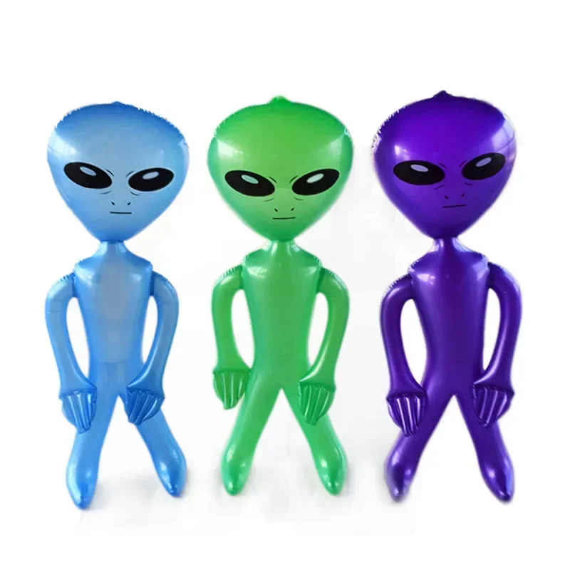 90cm Alien Balloon 3 Color Styles Bar Decor Happy Space Birthday Party Baloon Astronaut Space UFO Theme Party Ballon Kids Favor