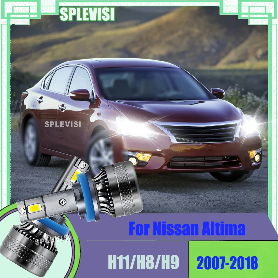 

2Pc H11 200W Car Headlight Auto Headlamp Bulbs 12V For Nissan Altima 2007 2008 2009 2010 2011 2012 2013 2014 2015 2016 2017 2018