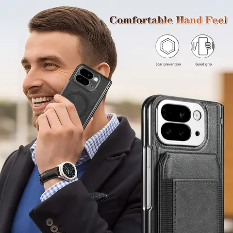 구글 픽셀 10 프로 폴드 케이스 보호 카드 슬롯 가죽 맥세이프 홀더 휴대폰 뒷면 커버