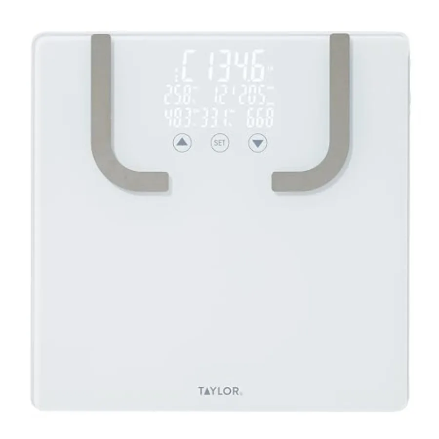 Smart Bathroom Scale with BIA Body Fat Analysis, Bluetooth App Sync, Digital Weight Monitor, BMI and BMR Tracking, 8 User Profi