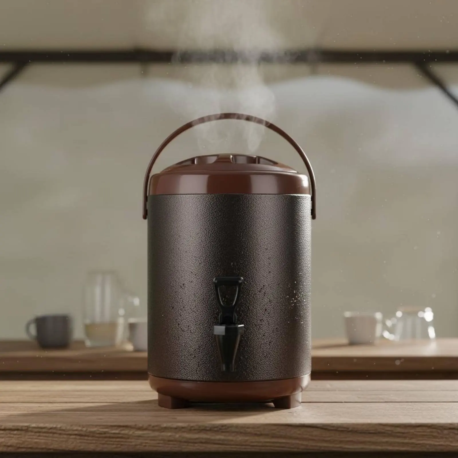 Contenedor de Acero Inoxidable con Aislamiento de Larga Duración, Recipiente Profesional para Té con Leche, Urna para Sopa de Gran Capacidad, Resistente a Fugas