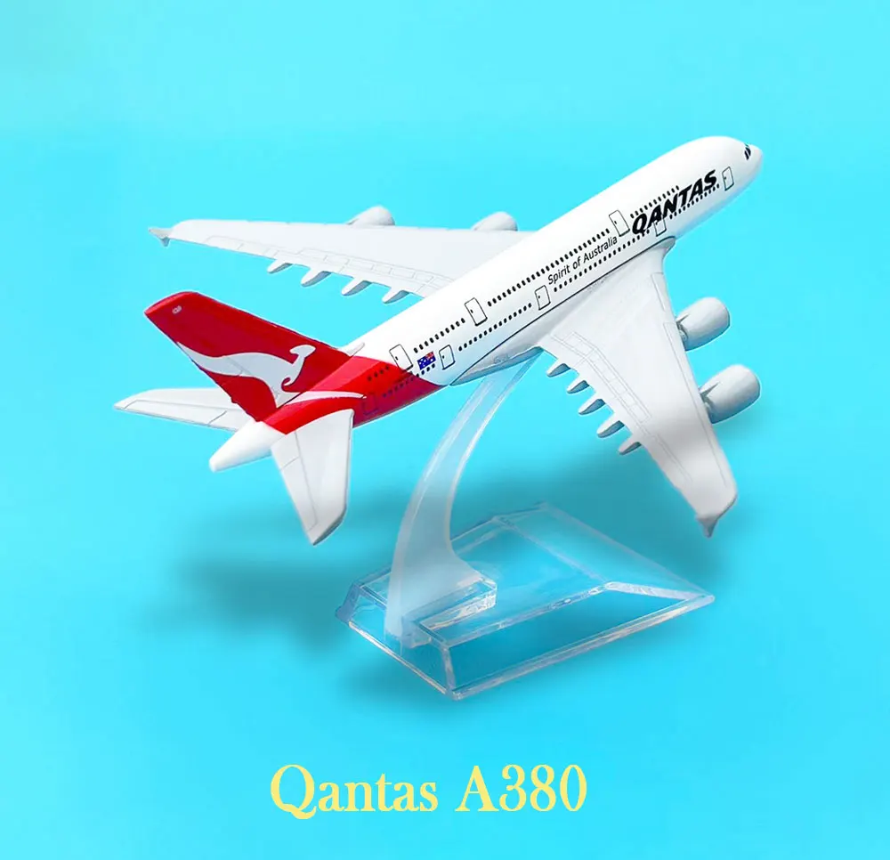 

Scale 1:400 QANTAS A380 Airlines Boeing Aircraft Model - Ideal Addition to any Diecast Aircraft Collection