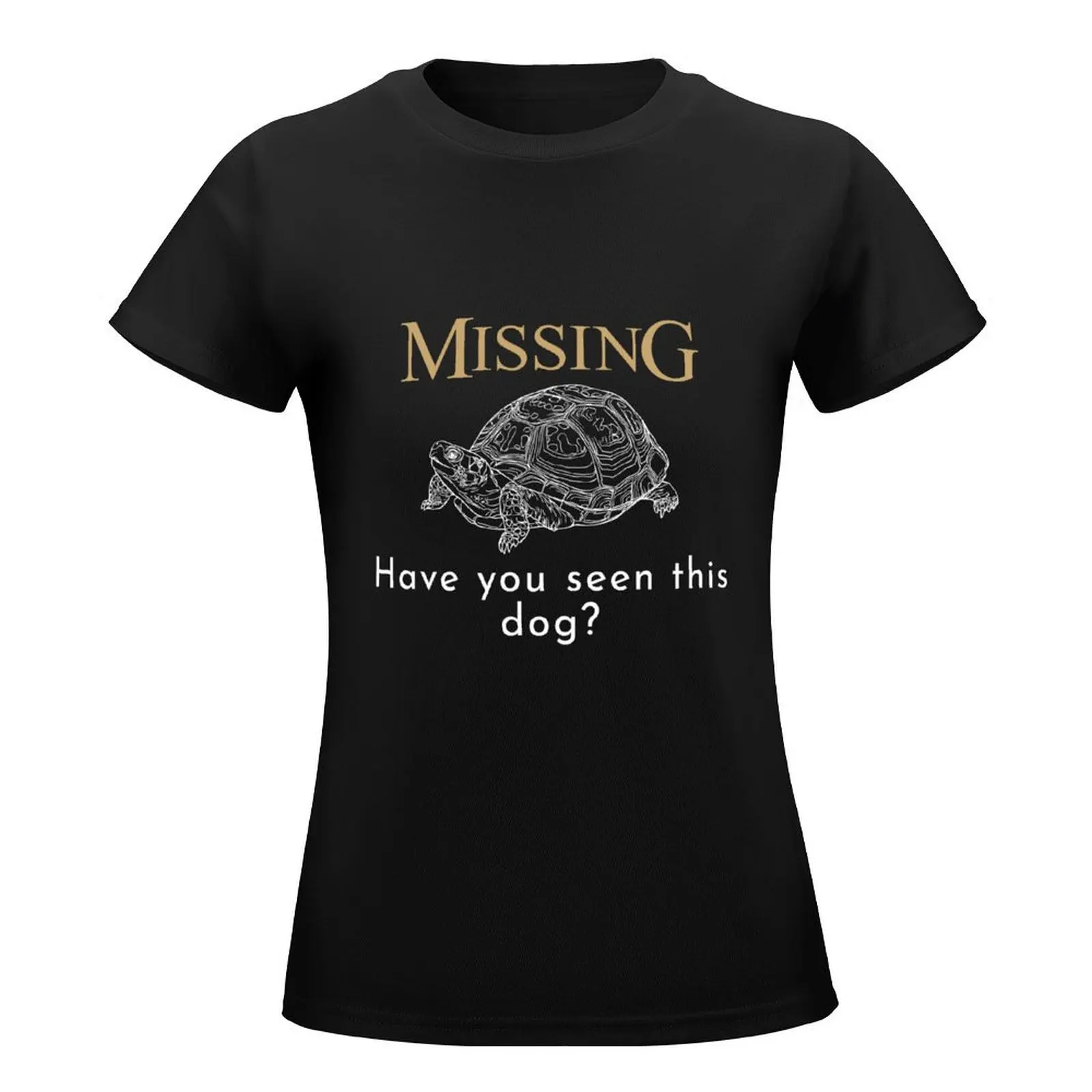 Missing Dog T-Shirt animal print shirt for girls cute clothes summer clothes vintage clothes western t shirts for Women