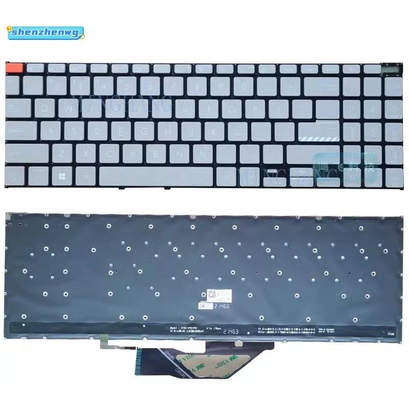 

M New US Laptop Keyboard for Asus Vivobook K3502za S5602ZA M5602ZA Backlit Gray