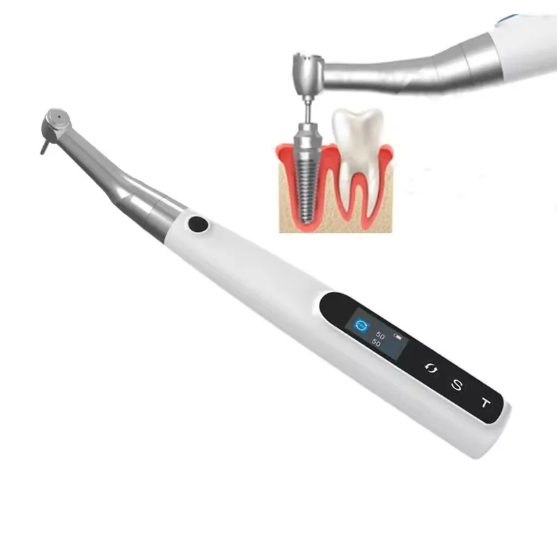 dentistry Automatic wireless digital implantation electric torque wrench with memory device