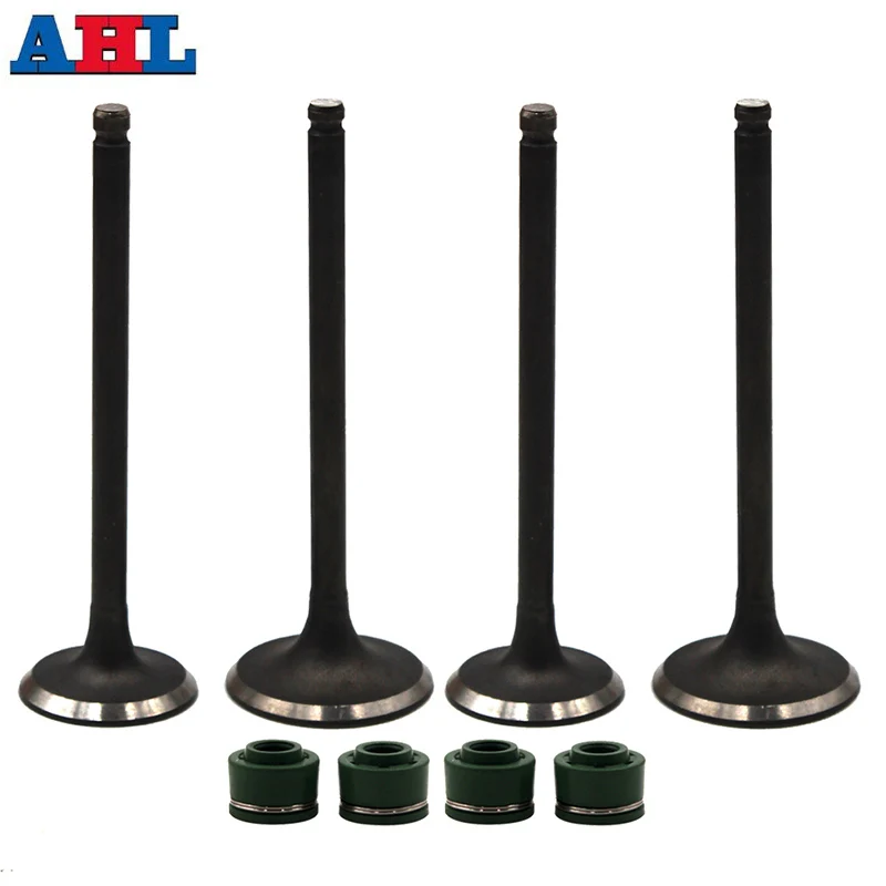 Motorcycle Intake Exhaust Valve Stem With Oil Seals For YAMAHA TTR250 TT R250 TTR 250 1999-2006