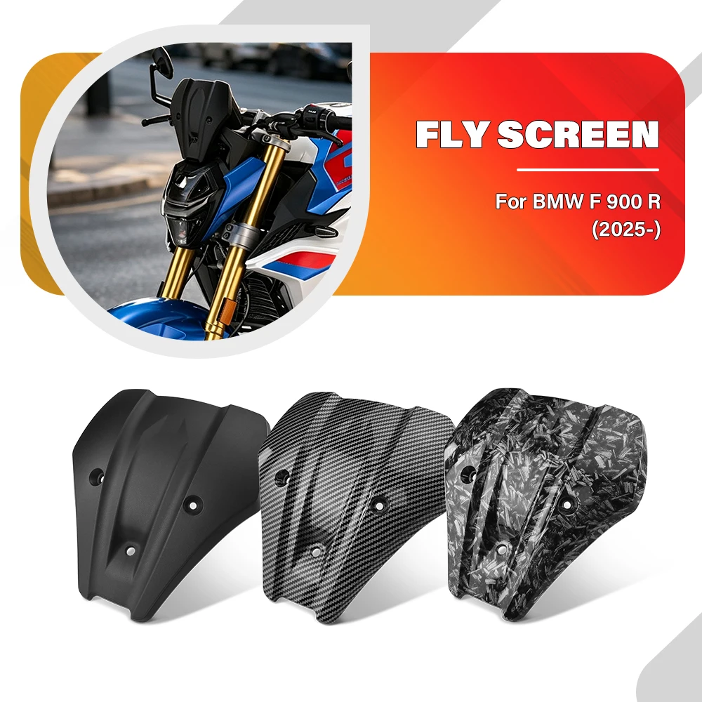 Motorcycle Windshield Small FLY SCREEN For BMW F900R F900 R F 900R 2025 2026 WindScreen Wind shield Deflector