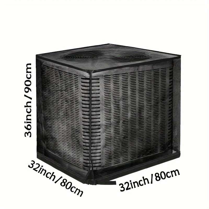 1pc Durable Mesh Outdoor Air Conditioner Cover - All-Weather Protection for Central AC & Network Units - Ensures Optimal Airflow