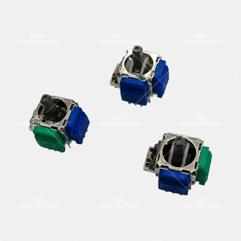 10PCS Silver TMR Hall Effect Joystick for PS4 PS5 Xbox 3D Analog Stick Control Direction Lever