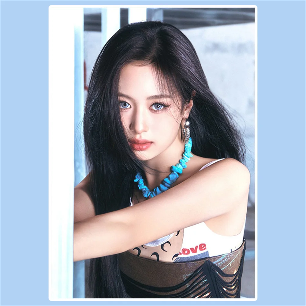 Kpop BABYMONSTER 1st Album DRIP Poster Character Printing Self-adhesive Wall Poster Decoration RUKA RAMI Fans Collection Gift