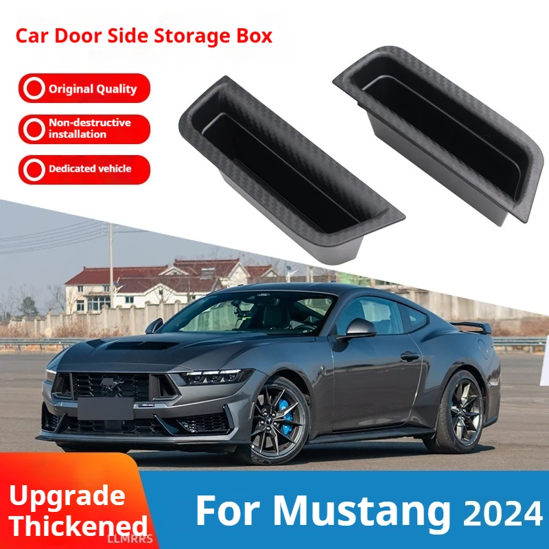 For 2015-2025 Ford Mustang door side box car storage box storage car interior supplies car accessories interior
