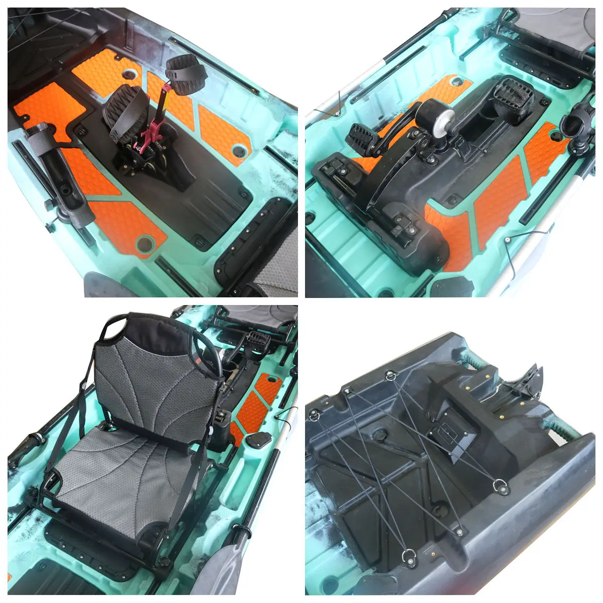 Vicking Arrival 14FT New Water Sports Pedal Kayak 2-Person Electric Motor Material Fishing Kayak 4.2m Length