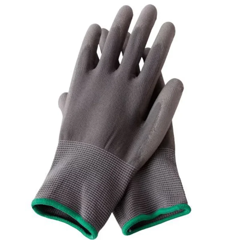 6-20 pairs of nitrile safety coated work gloves, PU gloves and palm coated mechanical work gloves, obtained CE EN388