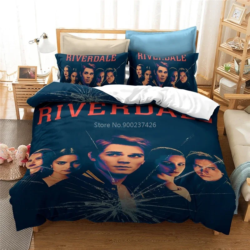 Riverdale 3d Printed Duvet Cover Pillowcase Movie Pattern Bedding Set Europe/Australia/USA Bedroom Decor Twin Queen King Size