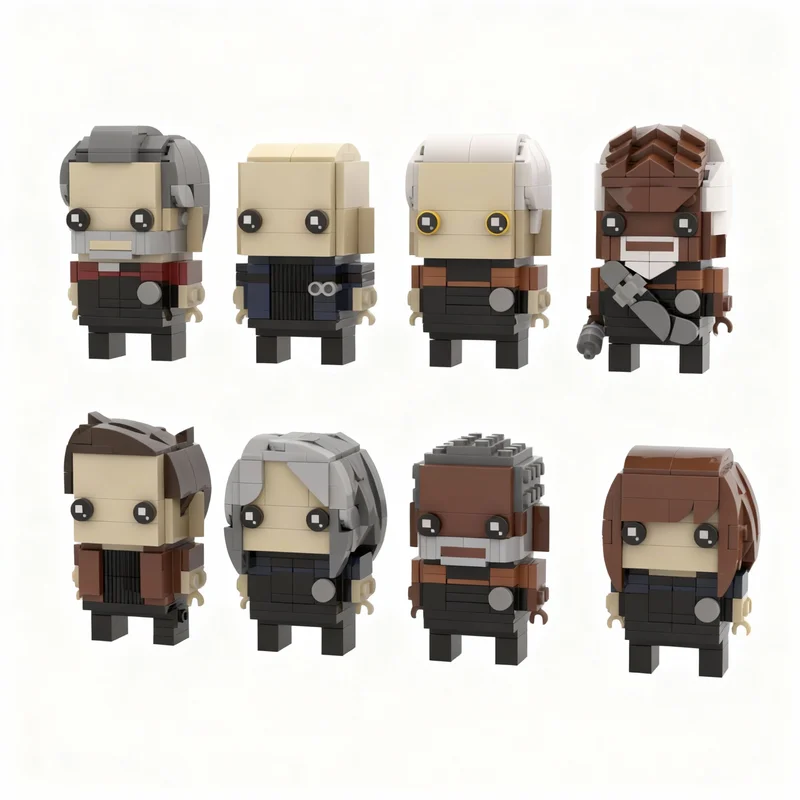 

1121pcs MOC Star Trek Picard Brickheadz Bundle Model Building Blocks Construction Toy Christmas Gifts DIY Creative Idea Assemble