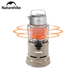 Naturehike-Fogão portátil ao ar livre, aquecedor multifuncional, panelas de alta potência, queimadores a gás, quente, inverno