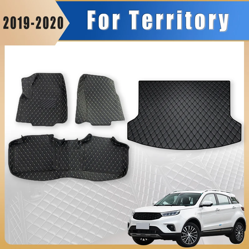 

Car Floor Mats Trunk Carpets For Ford Territory 2019 2020 Foot Pads Auto Accessories Interior Products Covers Parts Waterproof