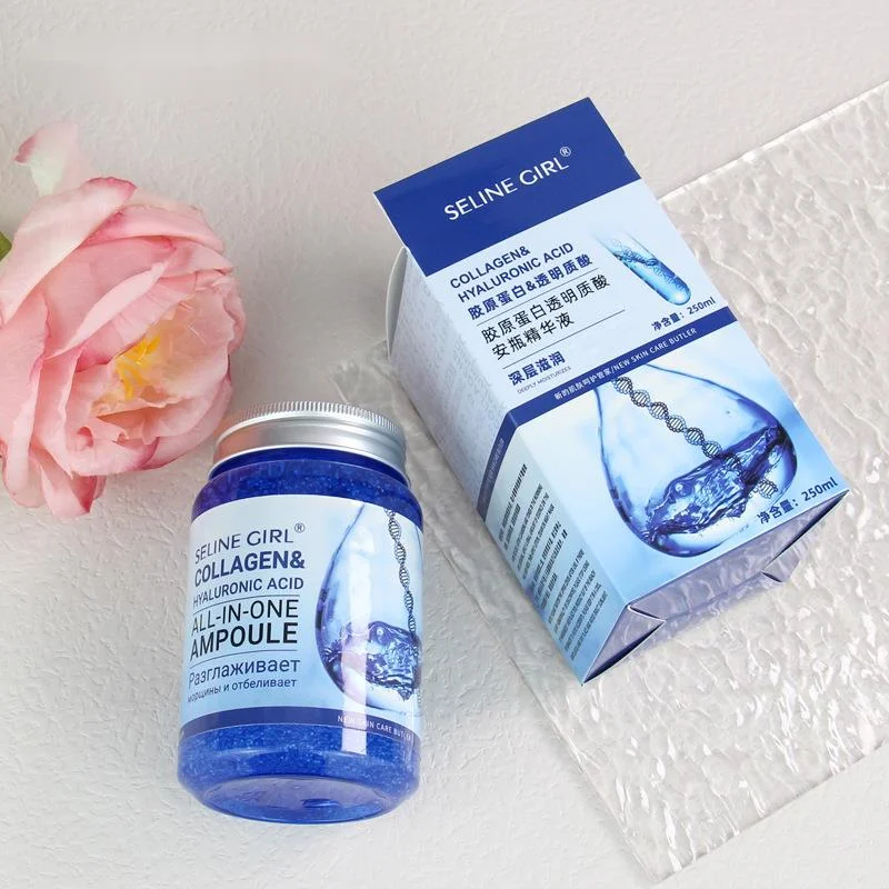 

250ml Korean Hyaluronic Acid Collagen Anti-Aging Face Essence Moisturizing Multi-functional Skin Care Product Fade Fine Repair