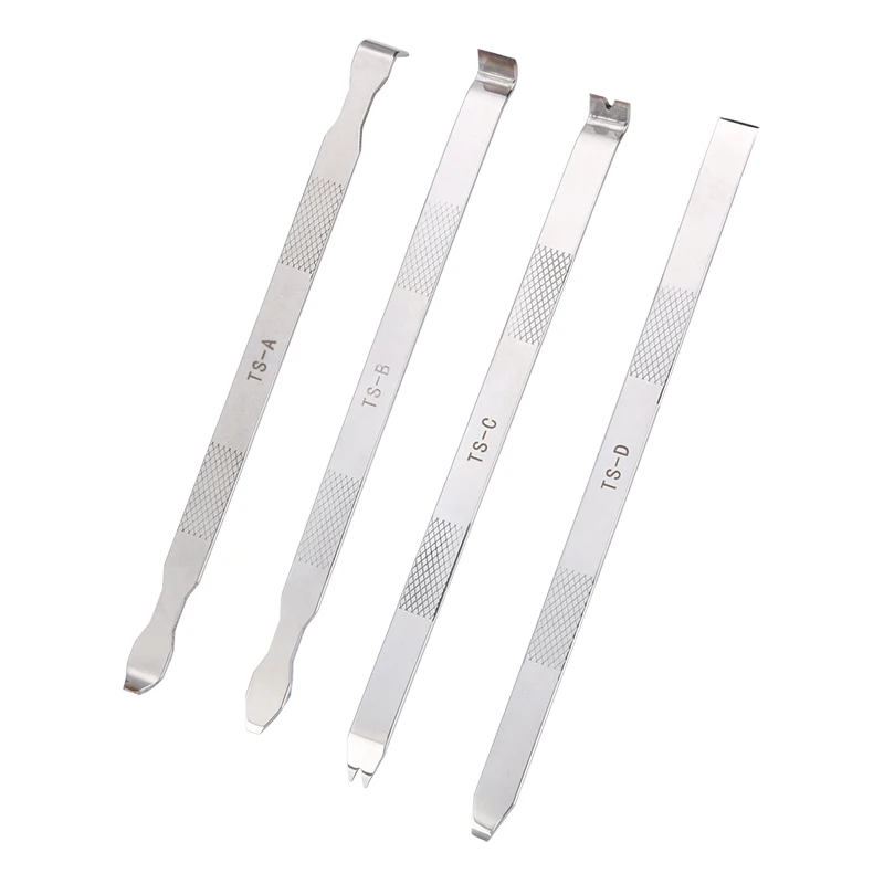 4ใน1หัวถอดชุดเครื่องมือเปิดความแข็งสูงโลหะ Crowbar สำหรับ iPhone Samsung โทรศัพท์มือถือแท็บเล็ตซ่อมเครื่องมือ
