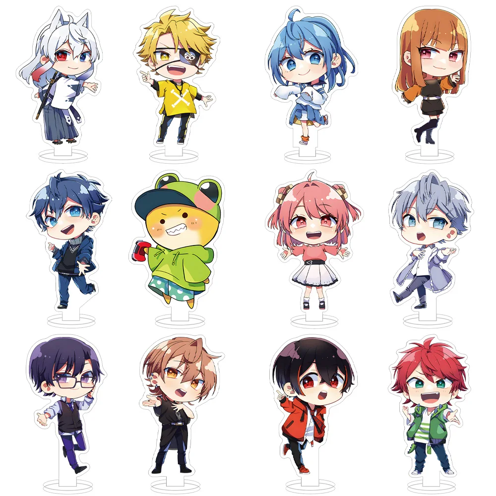 Loen Store Mini World game VTuber Colorful peach JPAPA Siva Small Acrylic stand anime peripheral desk ornament Boys holiday gift