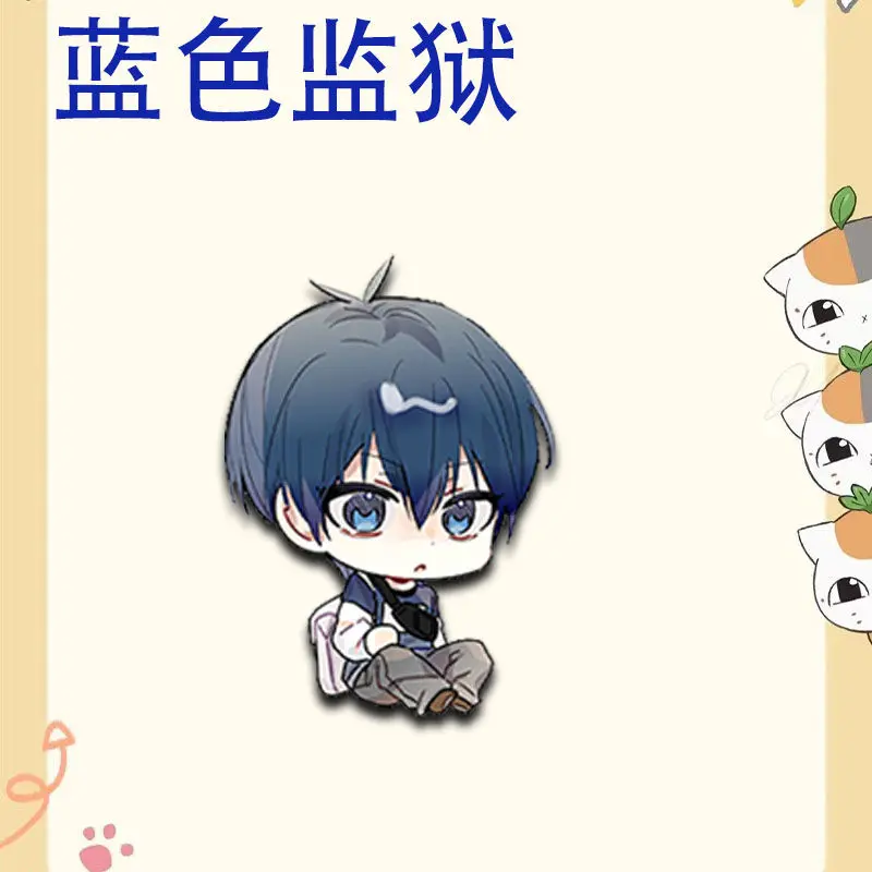 アクリルバッジ漫画ピン,DIY装飾,バックパック服アクセサリー,青いロック,いさぎ,yoichi,bachira,meguru