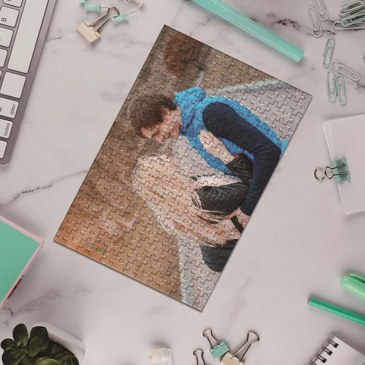 35/300/500/1000pcs Personalized Custom Photo Puzzle Couple For Festivals Parties Weddings Birthdays Holidays (Valentine's Day Mo