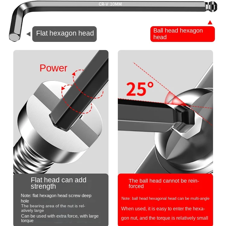 High-strength Hex Wrench set, Kimihide Spanner, hex-hex Screwdriver, Tool, Hex