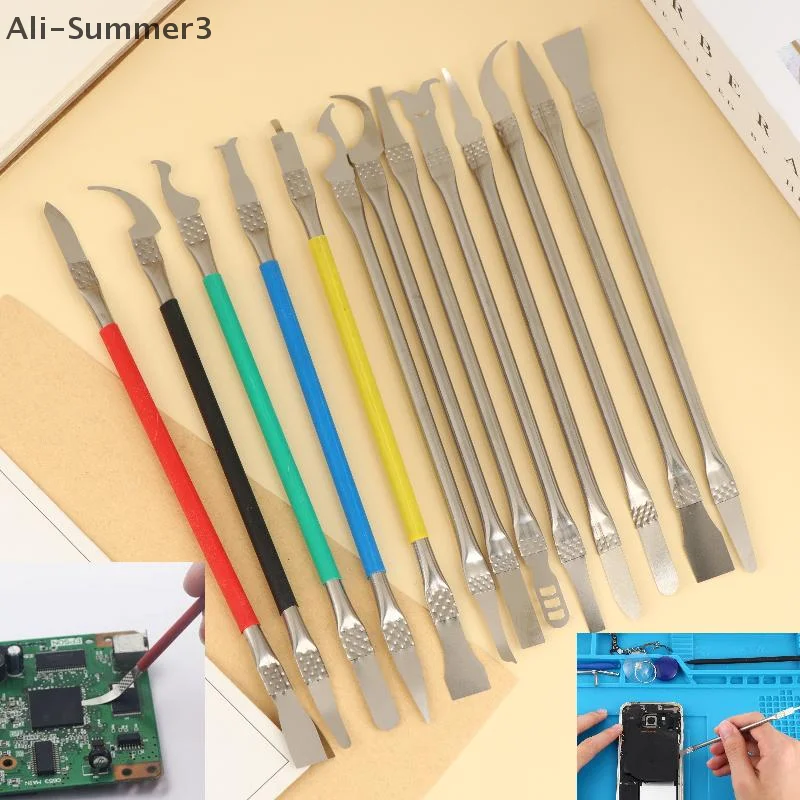 

5/8Pcs Ultra Thin IC Chip CPU Blade Knife Motherboard Maintenance UV Glue Cleaner Remover Phone Disassemble Repair Tools