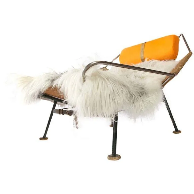 Modern simple hemp rope woven sailing pedal leisure lazy recliner