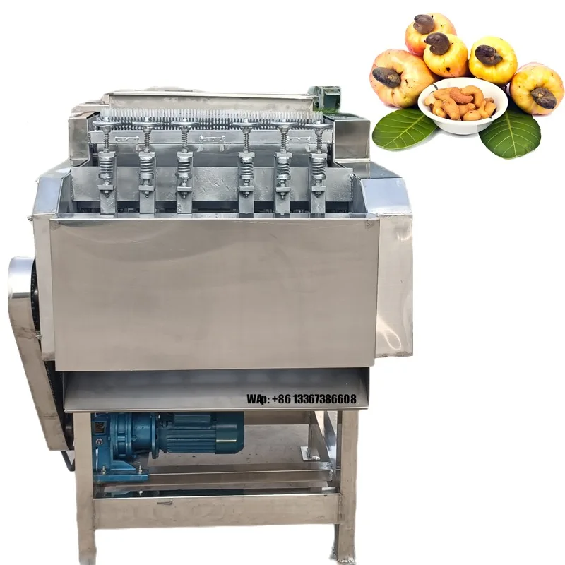 آلة قصف جوز الكاجو تقشير وإزالة المقشر لآلة تحميص معالجة الفاكهة #1
