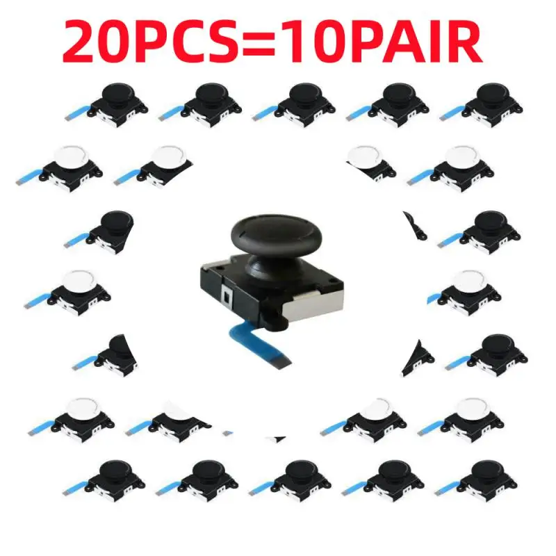 20PCS 3D Replacement Joystick Analog For Nintendo Switch J-CON Controller Joystick Drift Fix Analog Thumb Stick Repair Parts