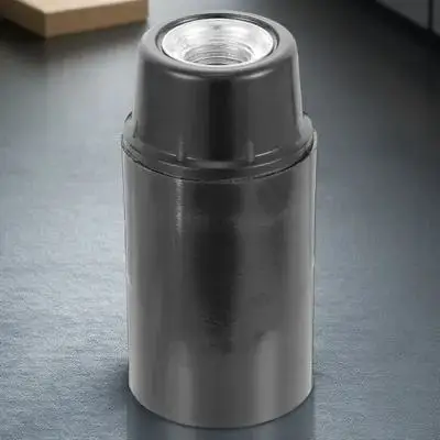 

10Pcs E14 Self Locking Light Bulb Socket Bakelite Lamp Holder Locking Mechanism for Indoor Lighting Fixture