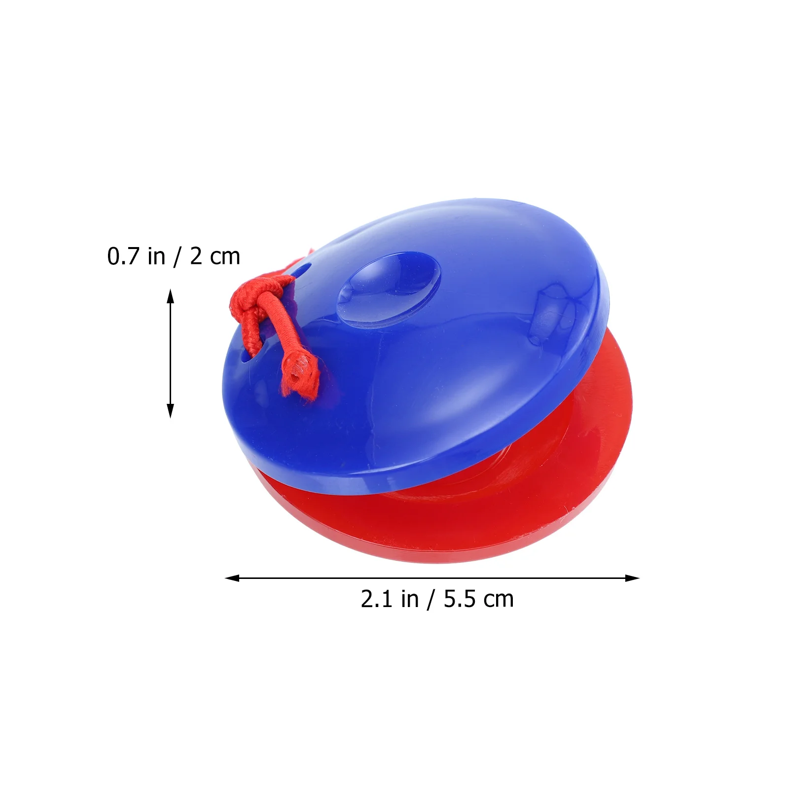 

10Pcs Castanet Percussion Musical Instruments Lightweight Educational Early Music Development Plaything for Preschool