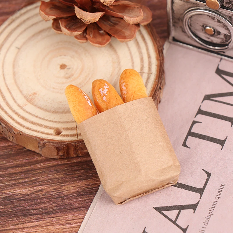 

1set Dollhouse Miniature Bread Simulation Food Model Toys Doll House Decoration Mini Bread Food Toy Living Scene Decor