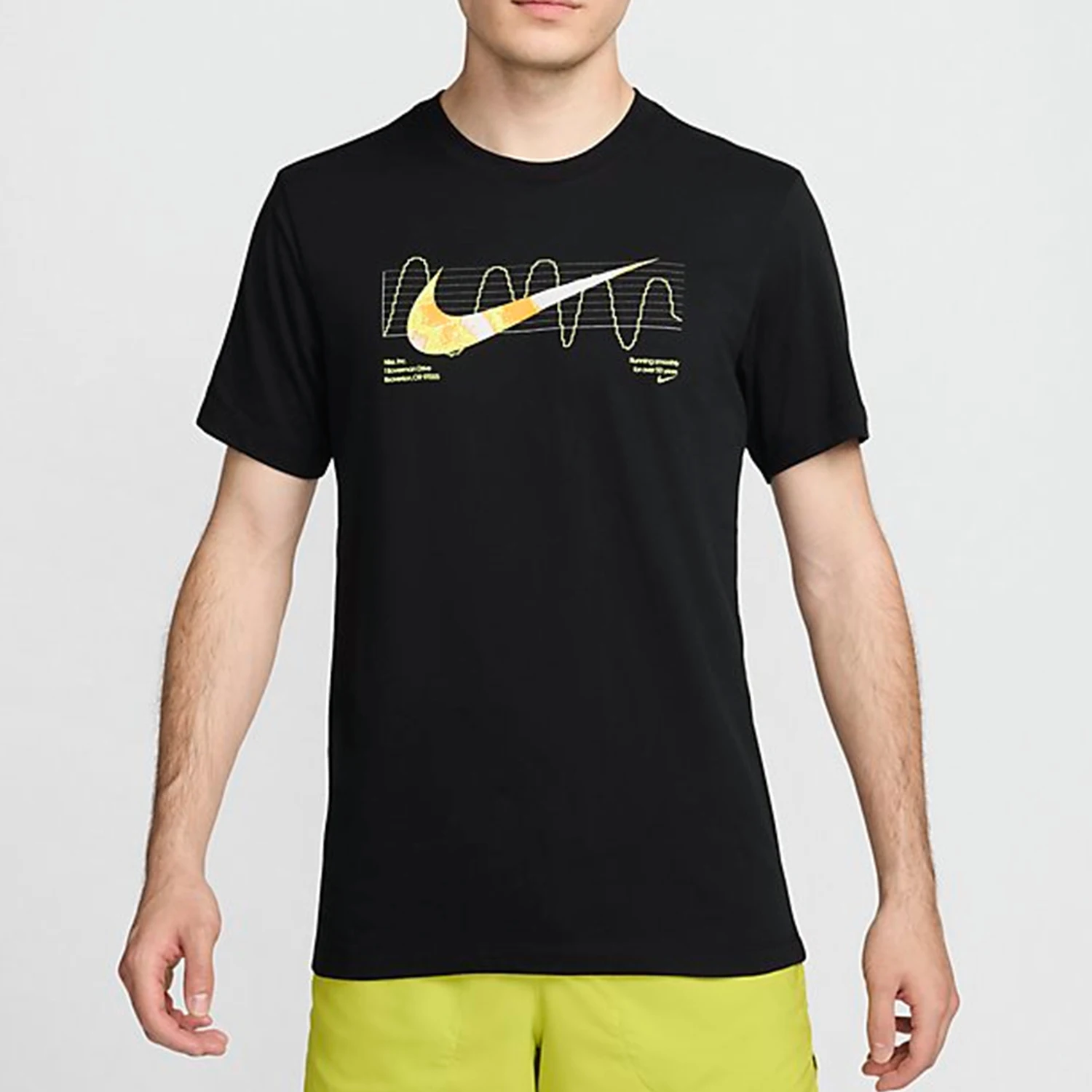 

Nike Официальный подлинный летний новый мужской спортивный повседневный дышащий дышащий круглый вырез с коротким рукавом FV8391-010