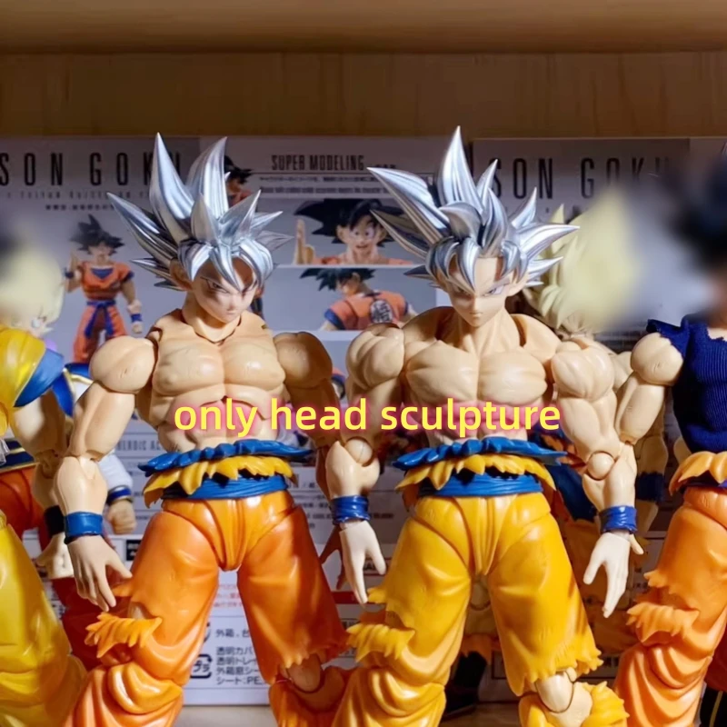متوفر في المخزون BHT TK13/TK16 لعبة دراغون بول جوكو الترا غريزة ملحق مخصص جوكو عمل الشكل SHF رئيس نحت اكسسوارات عدة لعبة #4