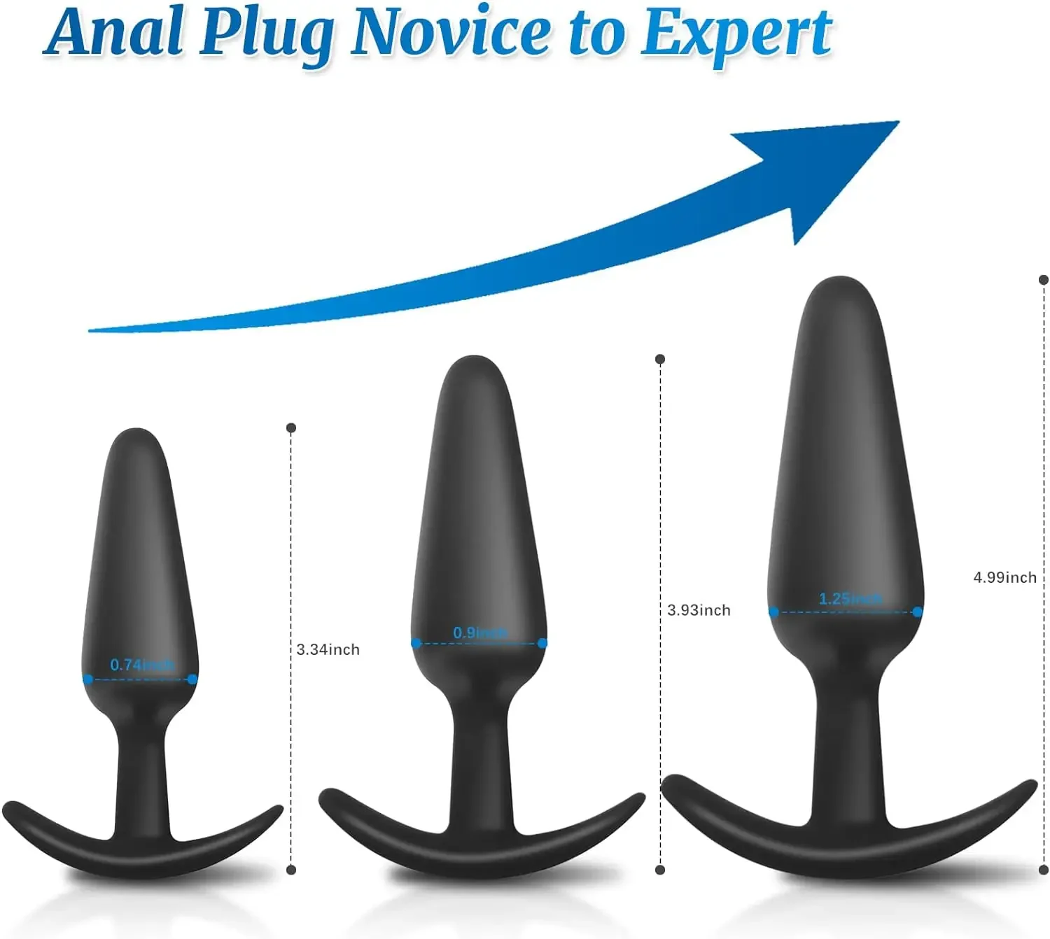 Plug anal en silicone pour adultes, jouets sexuels sexy, plug anal, ensemble d'entraînement, femmes, hommes, couples, 5 pièces