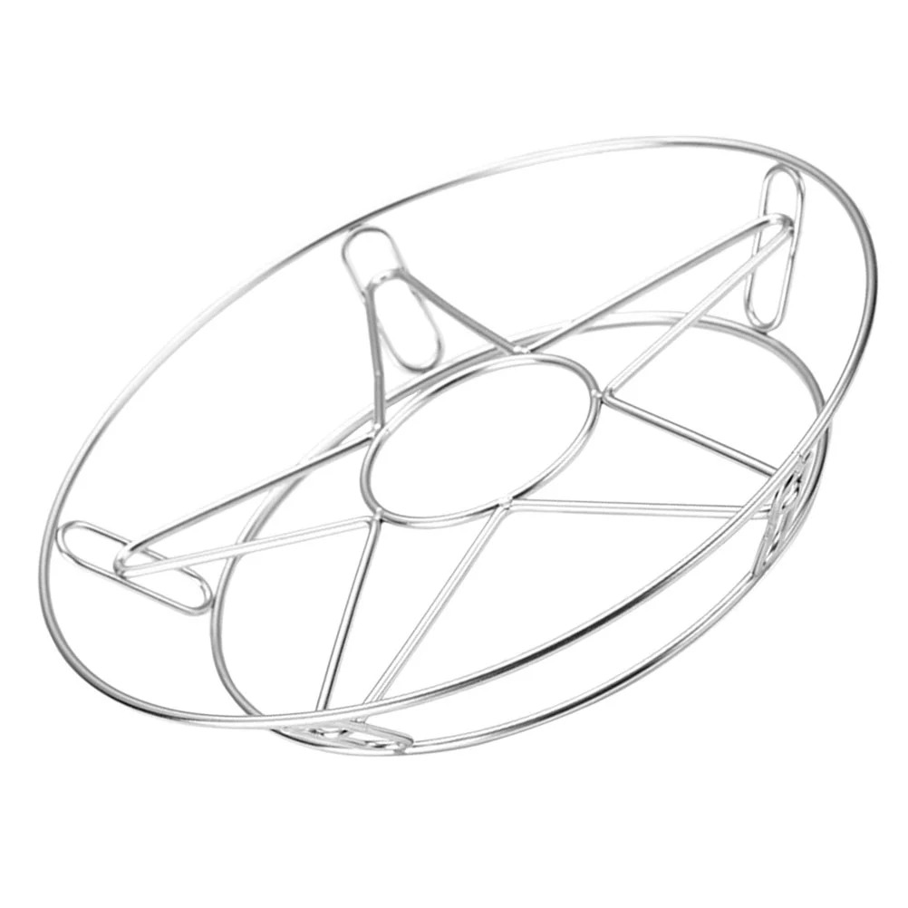 

Stove Pot Rack Reusable Food Steaming Double Layer Cooling Stainless Steel Heat-resistant