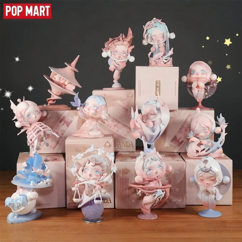 

Hot POP MART Original SKULLPANDA The Paradox Series Blind Box Guess Bag Mystery Box Toys Doll Anime Figure Ornaments Xmas Gifts