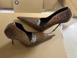 Super High Heels, Sexy, Ultra Long Pointed, Thin Heels, High Heels, Sexy Fashion, High Heels, Customized Serpentine Pattern